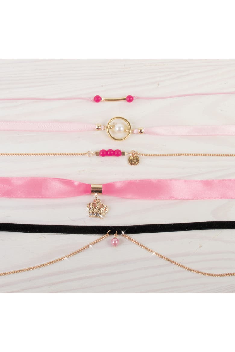 Make It Real Juicy Couture Chokers & Charms Jewelry 102 Piece Kit, Ages 8+, Alternate, color, Multicolored