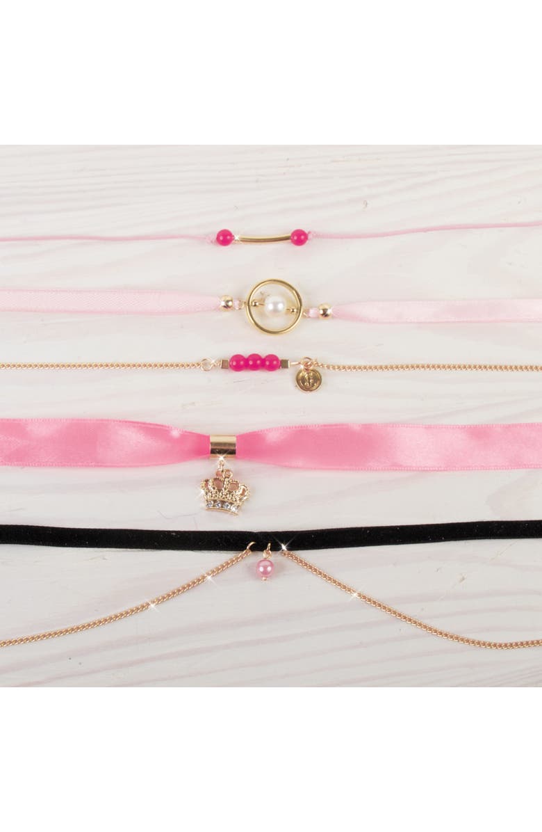 Juicy Couture Make It Real Juicy Couture Chokers & Charms Jewelry 102 Piece Kit, Ages 8+, Alternate, color, Multicolored