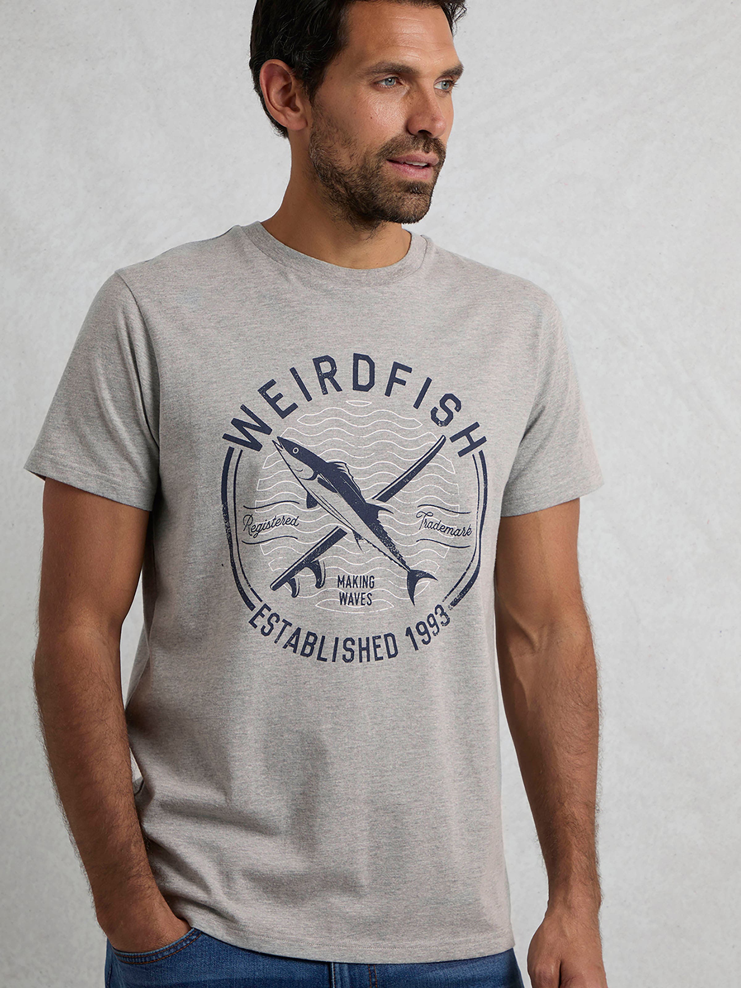 Hudson Front Print Branded T-Shirt