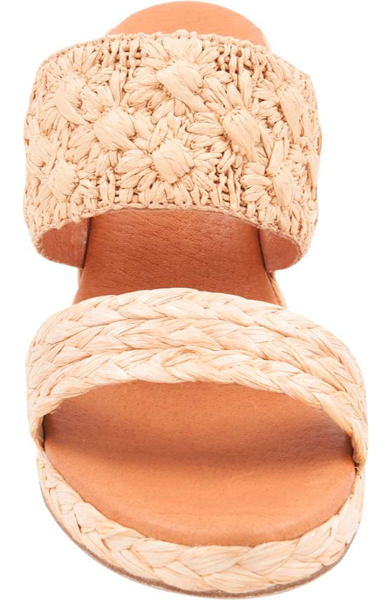 André Assous Nolita Wedge Slide Sandal, Alternate, color, Natural