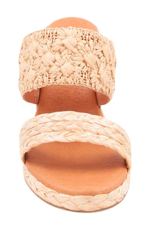 Andre Assous Women's Nolita Raffia Espadrille Wedge Sandals