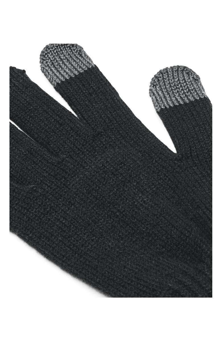 Under Armour Halftime Gloves, Alternate, color, Black / / Castlerock