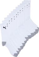 PUMA 6-Pack Terry Crew Length Socks