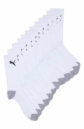 PUMA 6-Pack Terry Crew Length Socks