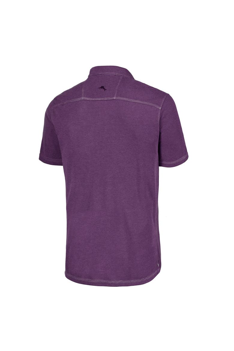Men's Tommy Bahama Purple Clemson Tigers Paradiso Cove Polo, Alternate, color, Purple