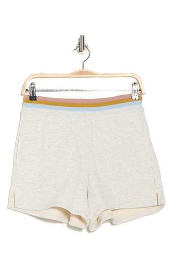 Mwl Buttercup Cotton Sweat Shorts In Heather Light Grey