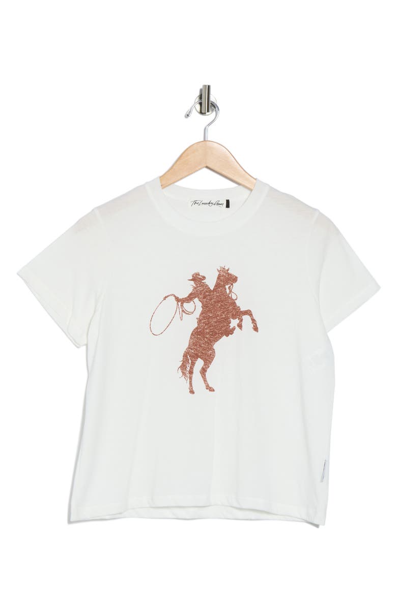 The Laundry Room Giddy Up Cotton Blend Graphic T-Shirt, Alternate, color,