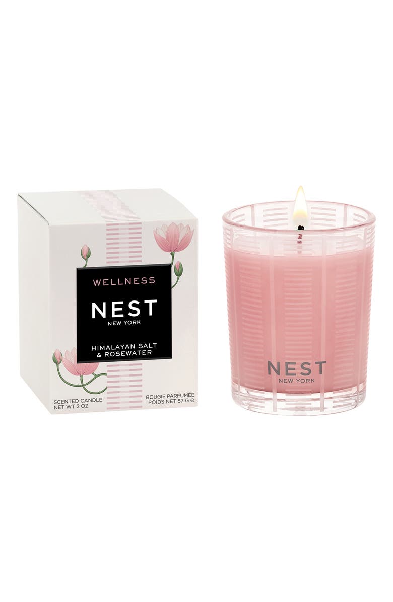 NEST New York Himalayan Salt & Rosewater Candle, Alternate, color, 