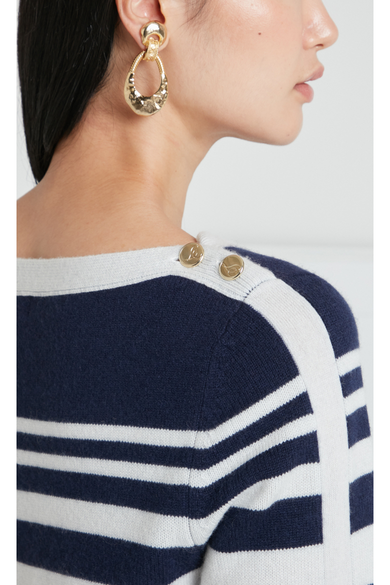 Bretton Knit Top, Alternate, color, Navy