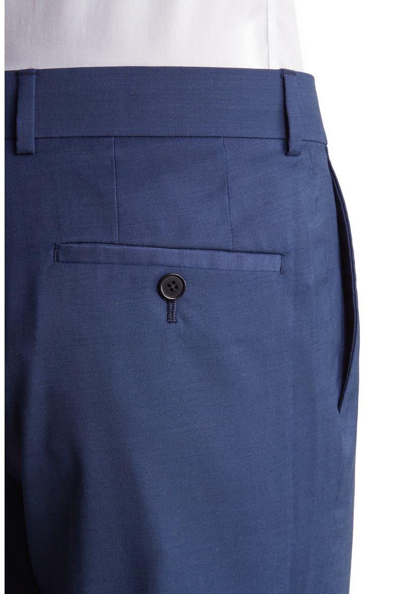 2-Piece Jacket & Pants Wool Blend Suit Set, Alternate, color, NAVY