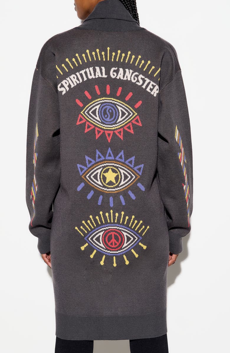 Spiritual Gangster Cosmic Love Estelle Cardigan, Alternate, color, Ash
