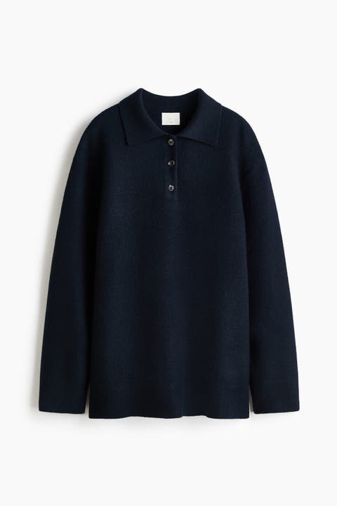 Wool Polo Jumper