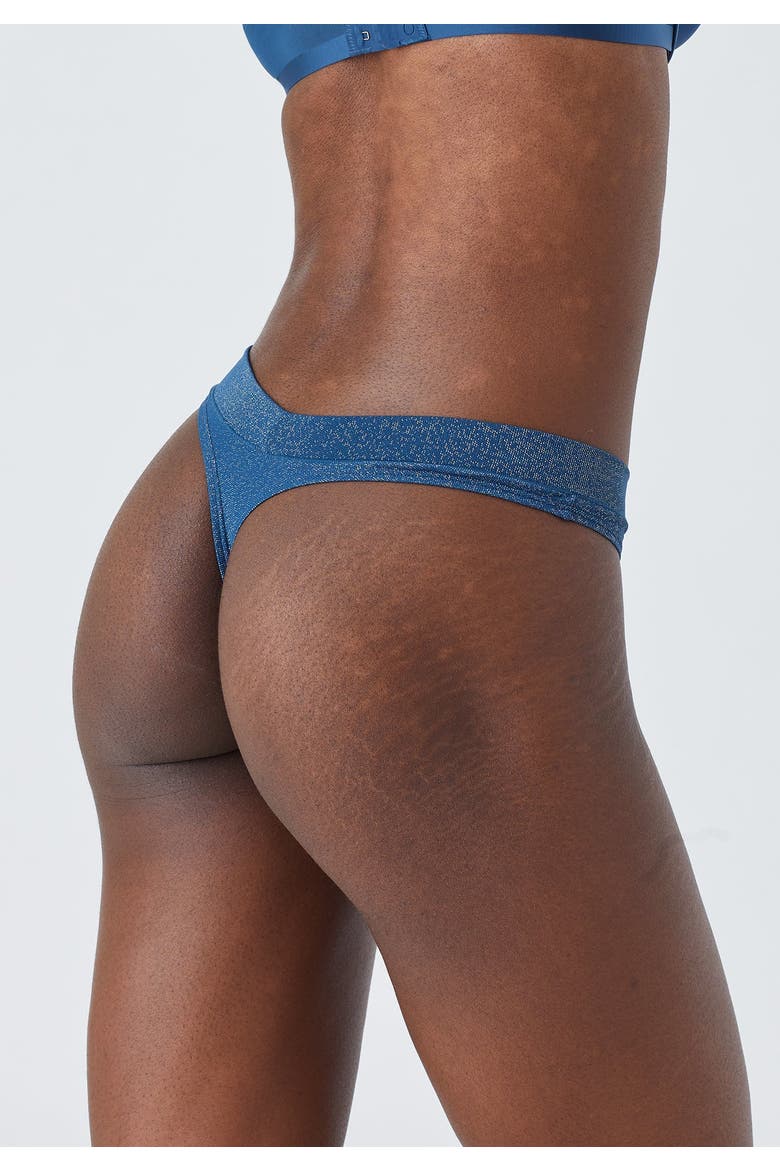 The Thong Lurex, Alternate, color, OCEAN SPARKLE