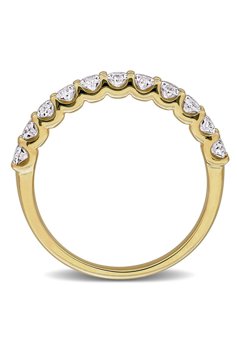 1 CTW Oval Lab-Grown Diamond Band 14k, Alternate, color, Yellow Gold