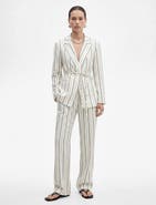 Koton Mid-Rise Striped Trousers
