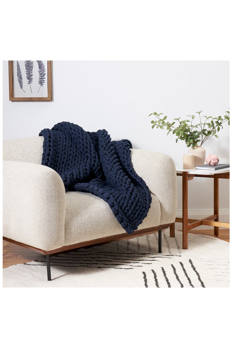 Weighted Blanket, Alternate, color, MIDNIGHT BLUE