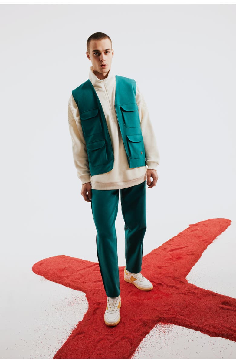 PCFG Cotton Woven Track Pant Men, Alternate, color, Red