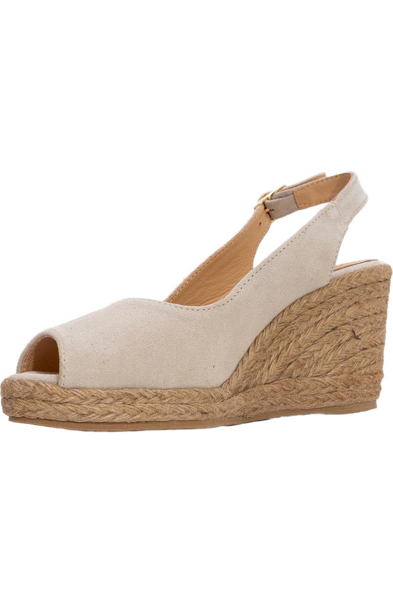 Forever & Always Shoes Ryan Leather Espadrilles, Alternate, color, Beige Suede Leather