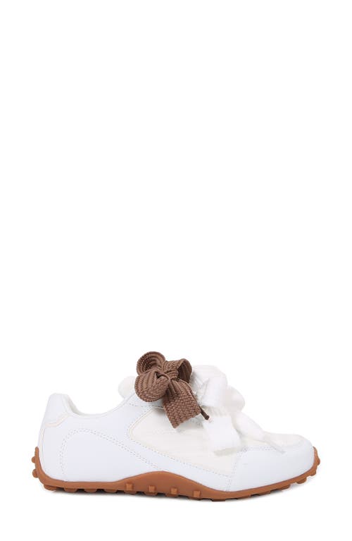 Berness Ribbon Lace Sneaker In White
