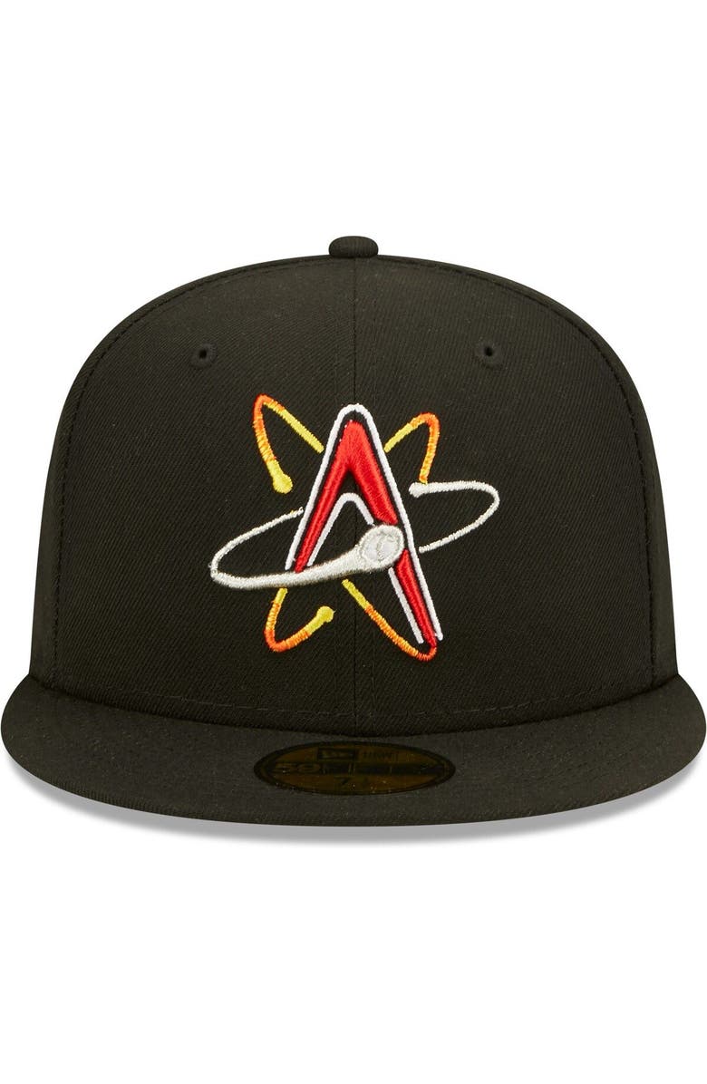 New Era Men's New Era Black Albuquerque Isotopes Authentic Collection 59FIFTY Fitted Hat, Alternate, color, Black