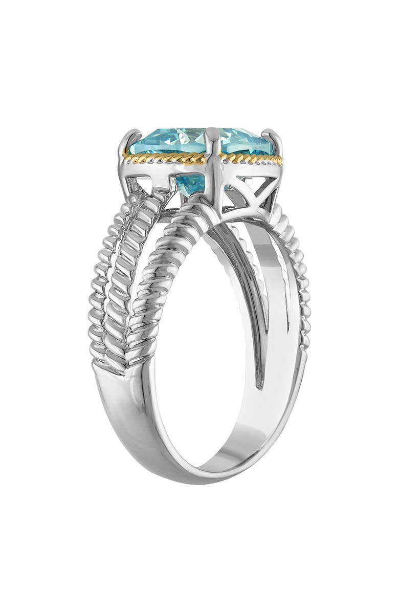 FZN Lab Grown Blue Topaz Ring, Alternate, color, 