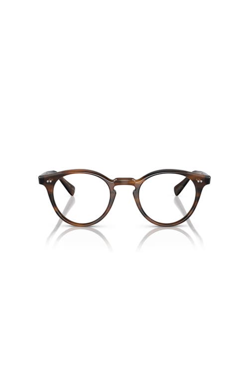 Oliver Peoples 48mm Phantos Optical Glasses In Brown