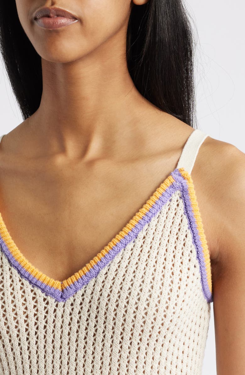 Rip Curl Calca Vadella Cotton Dress, Alternate, color, Off White