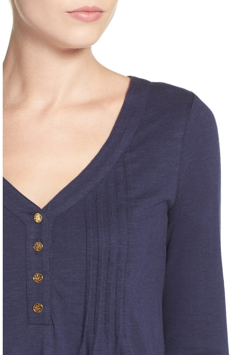 'Amberly' Jersey T-Shirt Dress, Alternate, color, TRUE NAVY