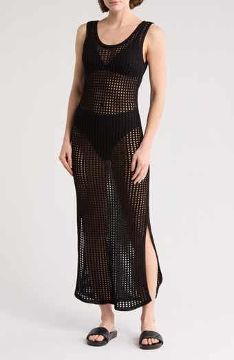 NORDSTROM RACK Open Knit Cover-Up Dress