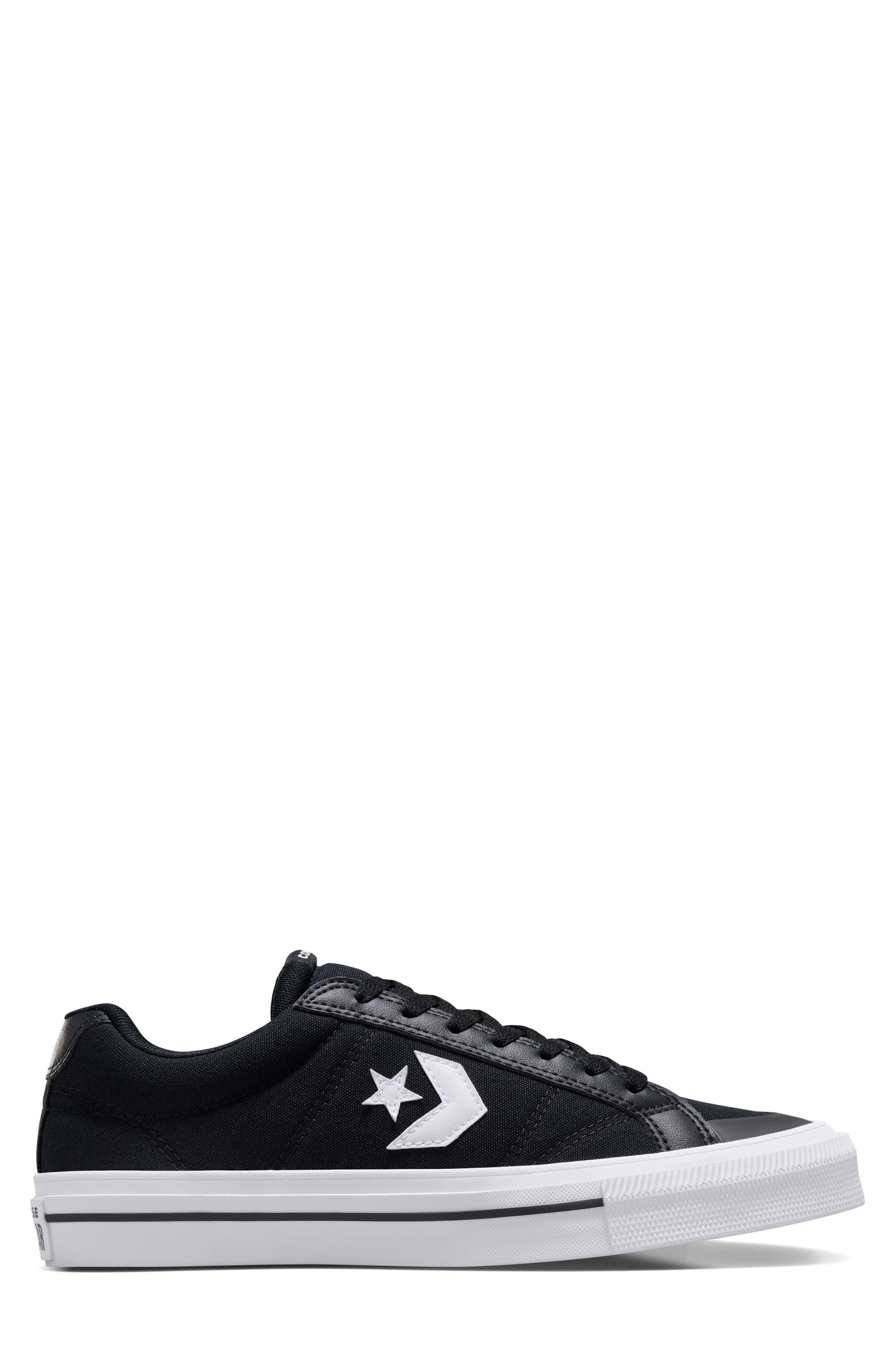 Converse Sport Casual Ox Low Top Sneaker, Alternate, color, Black/ Black/ White