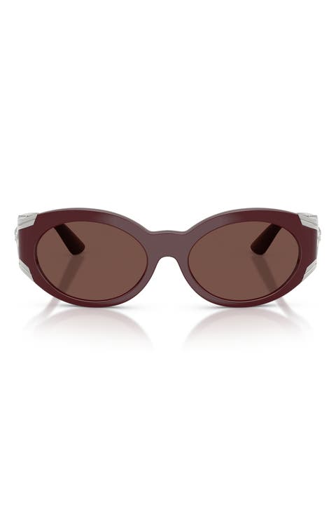 55mm Oval Sunglasses