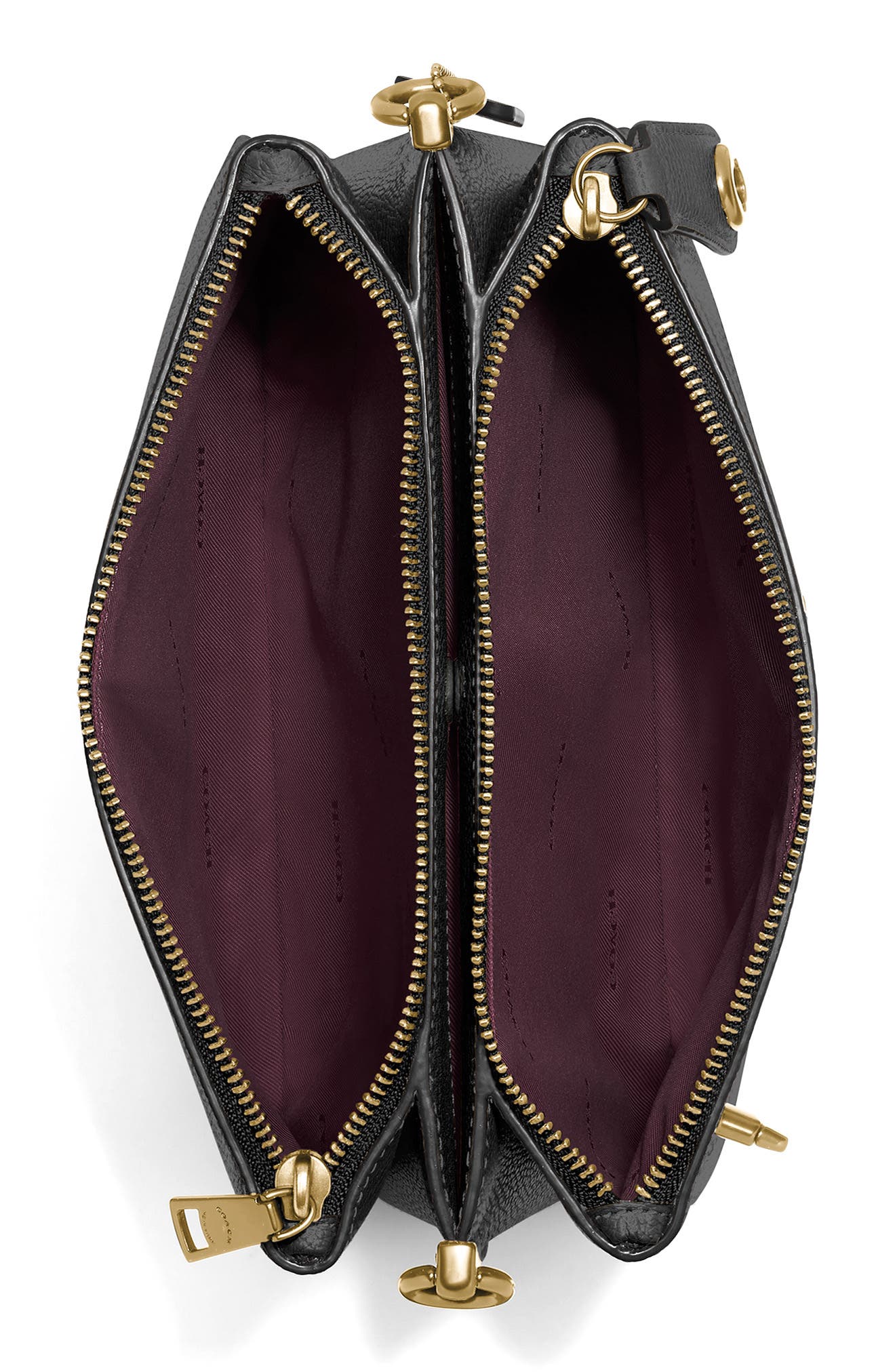 COACH Pebble Leather Crossbody Bag, Alternate, color, 