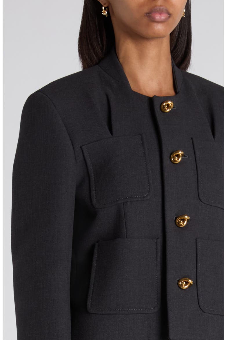 Boxy Tailored Jacket, Alternate, color, 1370 ANTHRACITE