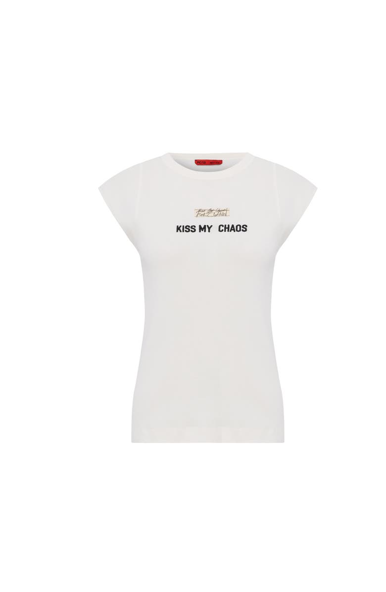 PCFG Cotton Rib Tank Top With Patch, Main, color, White