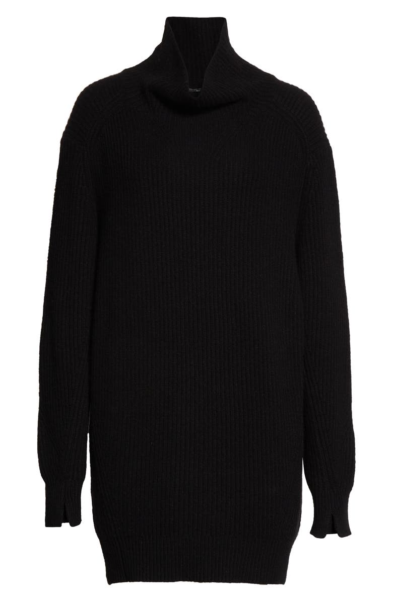 rag & bone Pierce Cowl Neck Long Sleeve Cashmere Sweater Dress, Alternate, color,