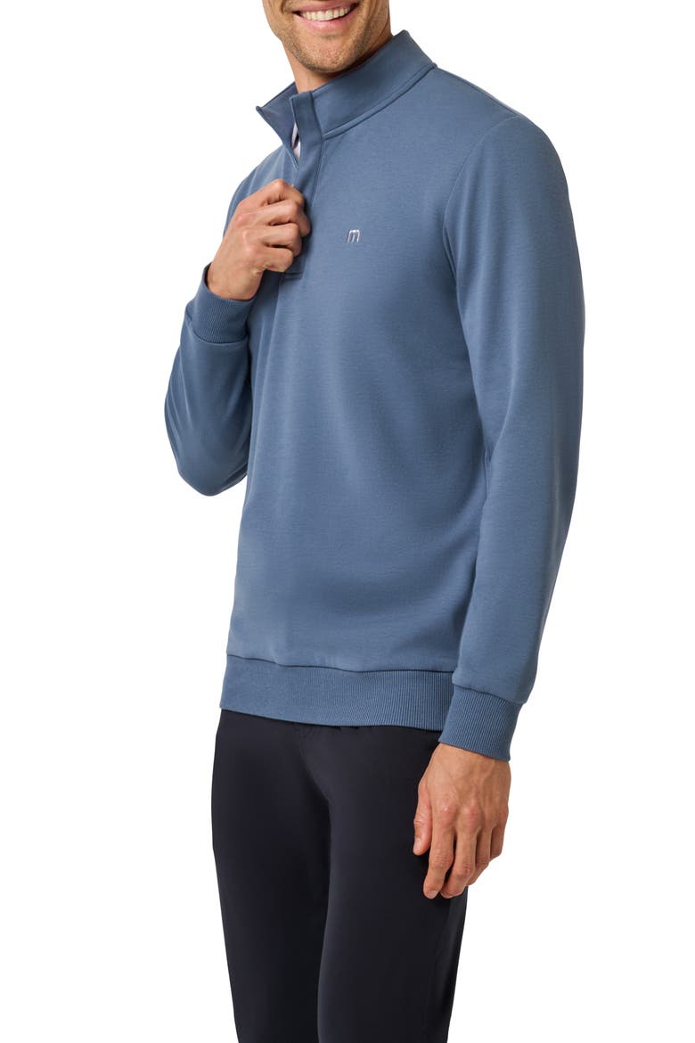 Cloud 2.0 Quarter Zip Pullover, Alternate, color, BERING SEA