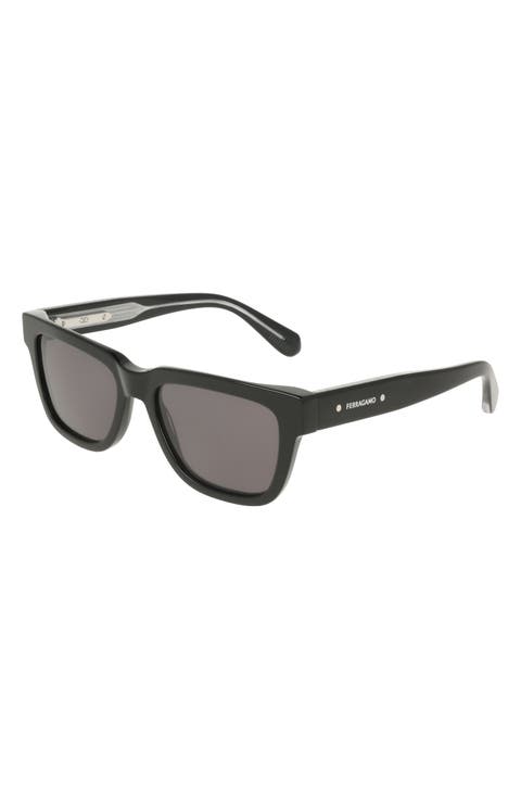 Gancini 54mm Rectangle Sunglasses