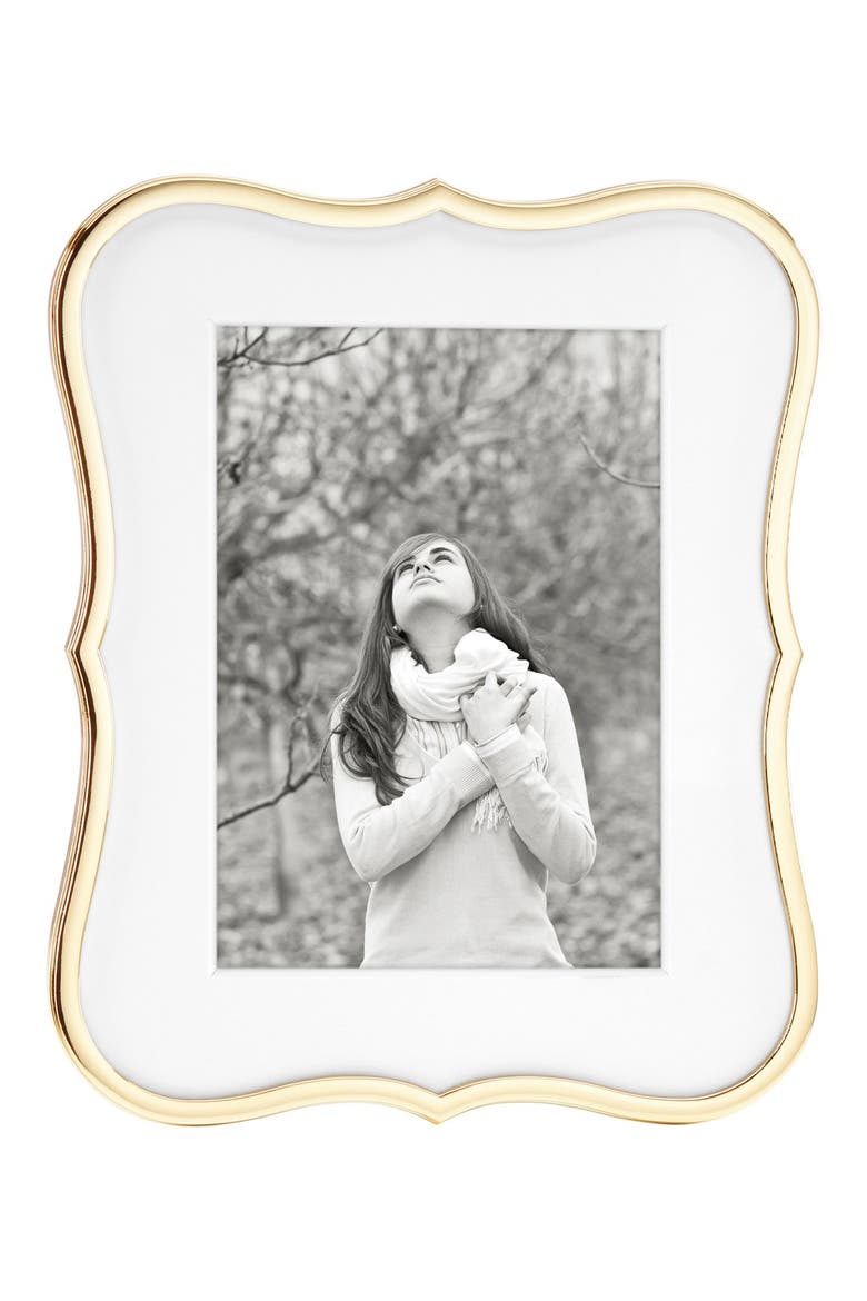 'crown point' picture frame, Main, color, GOLD