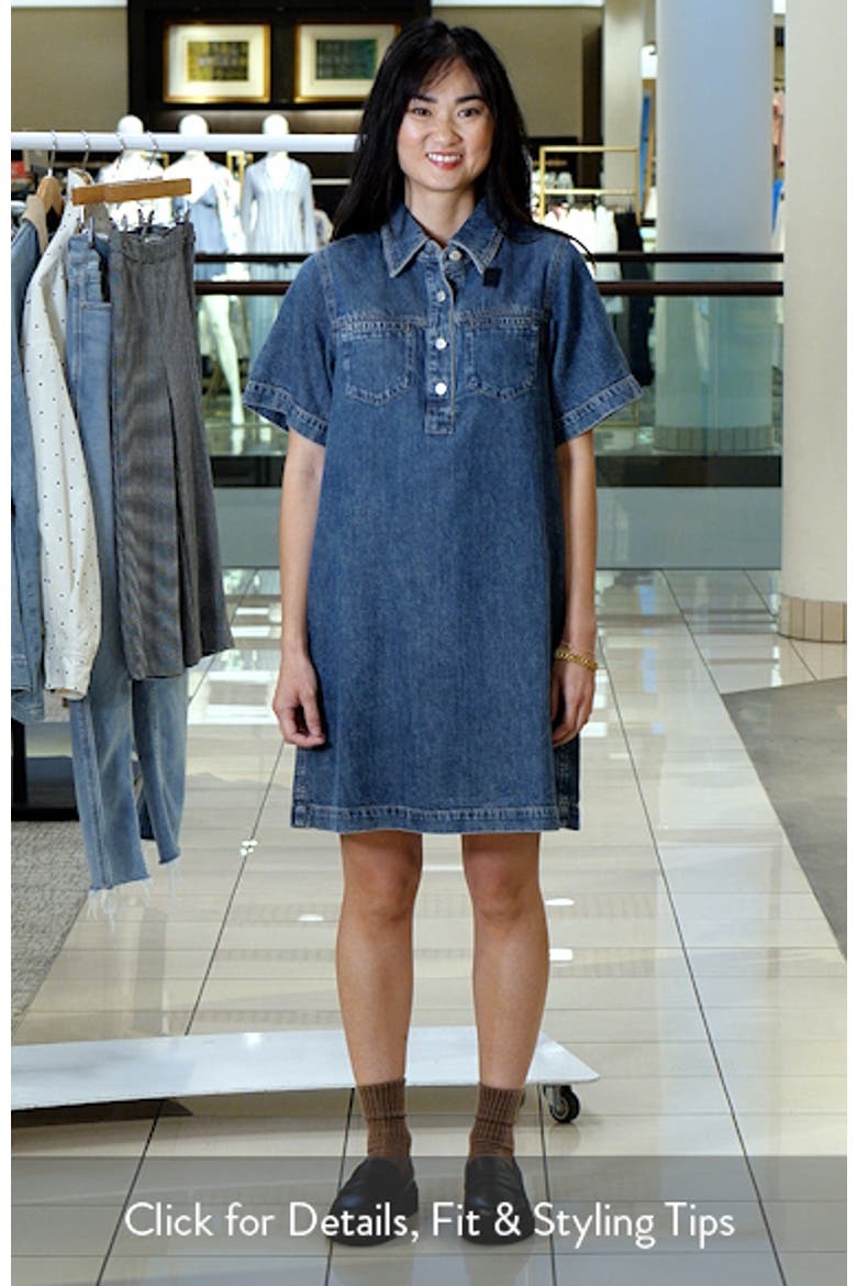 Hayley Short Sleeve Denim Dress video