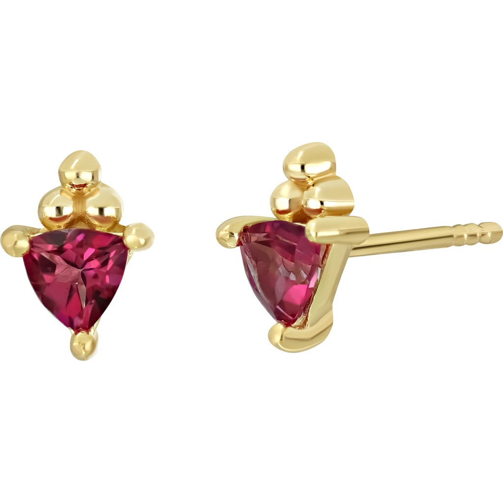 Bony Levy 14k Gold Blc Semiprecious Stone Stud Earrings In Gold