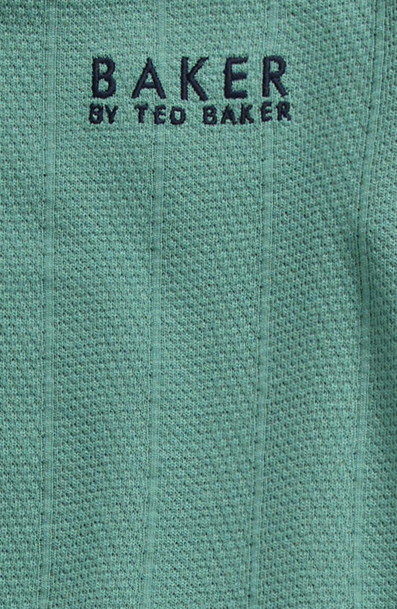 Baker by Ted Baker Kids' Logo Detail Textured Top & Shorts Set, Alternate, color,