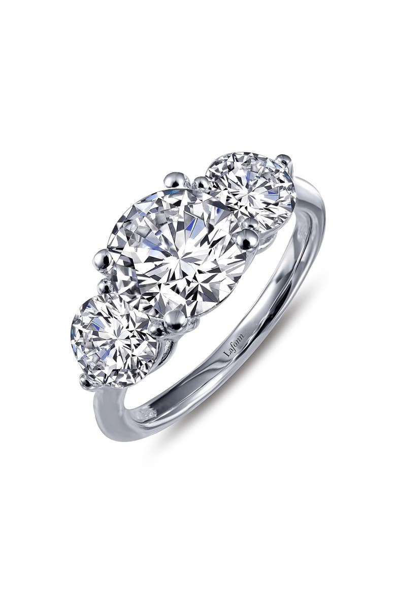 Simulated Diamond Ring, Main, color, SILVER