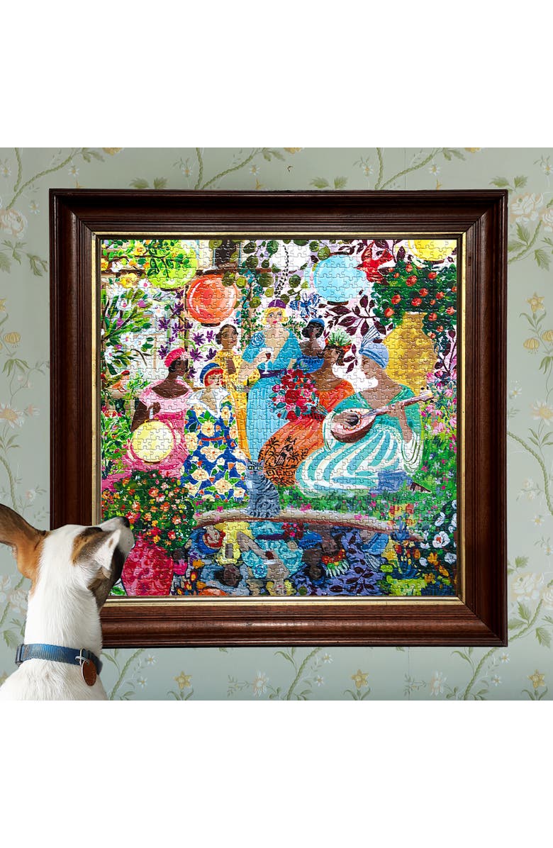 eeBoo Piece and Love Garden Party 1000 Piece Puzzle, Alternate, color,