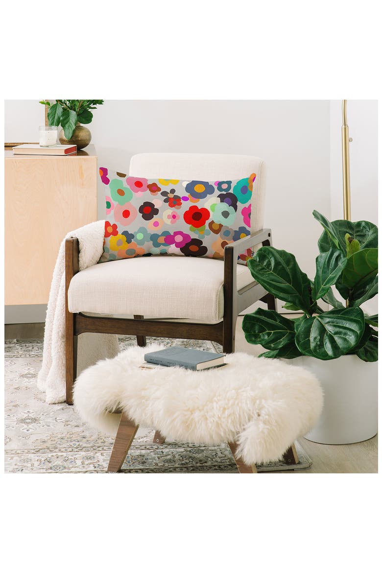 Poppy Oblong Throw Pillow, Alternate, color, MULTI