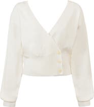 HOUSE OF CB Rowan Balloon Sleeve Cardigan