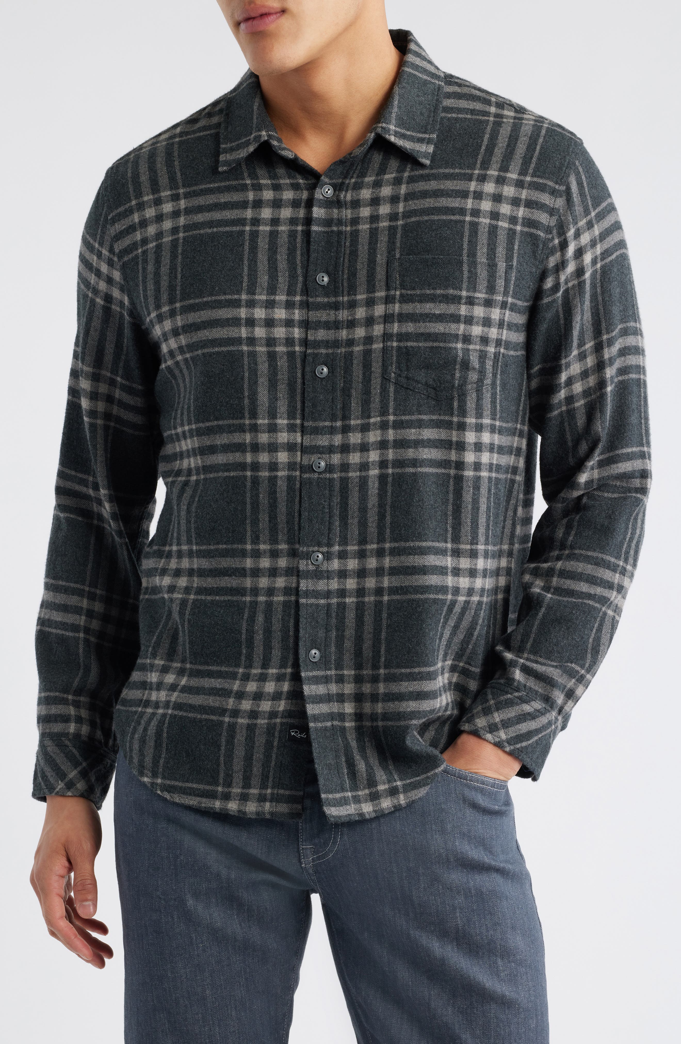 Rails Lennox Plaid Flannel Button-Up Shirt