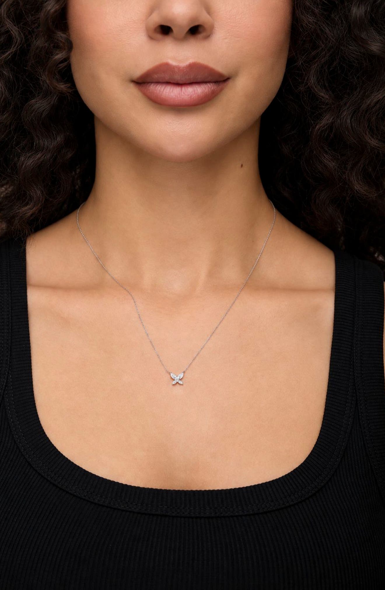 Bony Levy Icon 18k Gold Diamond Butterfly Pendant Necklace (Women ...