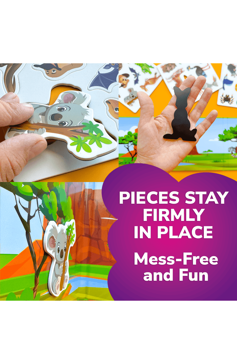 Quokka Travel Magnetic Puzzles for Kids Ages 3-5 - Fun 20+ Piece Game, Alternate, color, Australia