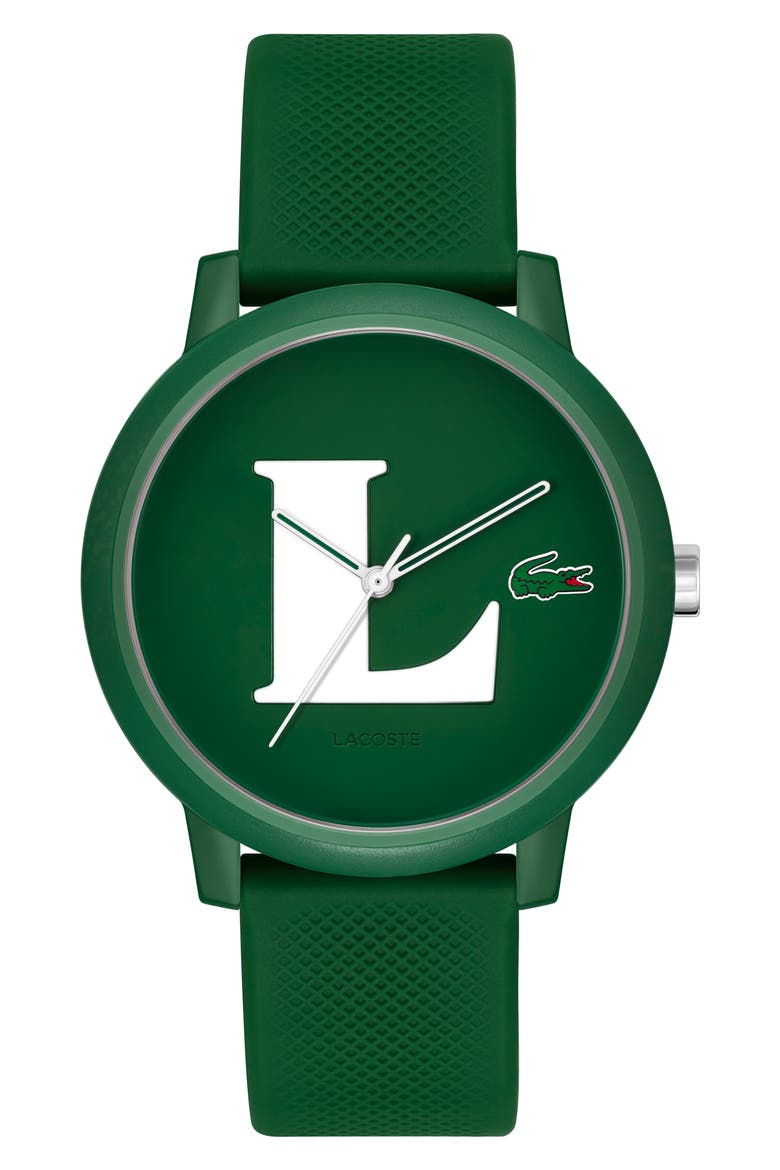 12.12 Silicone Strap Watch, Main, color, GREEN