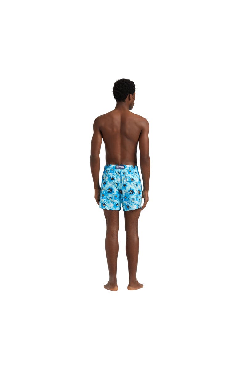 Vilebrequin Men Stretch Short Swim Shorts Poopies and Geckos, Alternate, color,